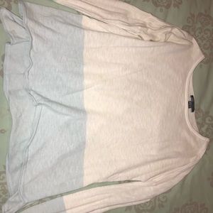 Long Sleeve Color Block Top